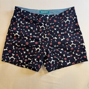 Bonobos Men's Swim Trunks‎ Size 32 Navy Red & White Pattern Beach Shorts